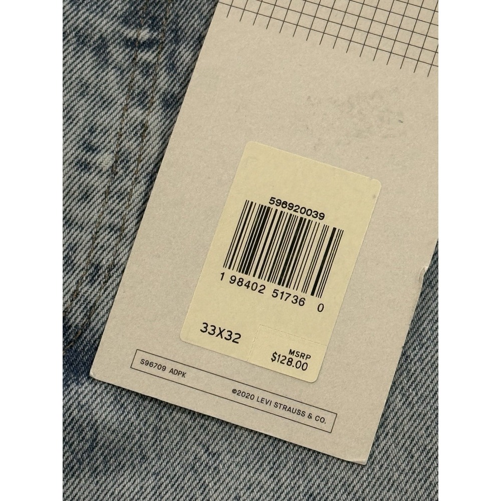 Levi's Premium Skateboarding Men's 501 Original Jeans Size 33 x 32, Cordura New - Picture 8 of 11